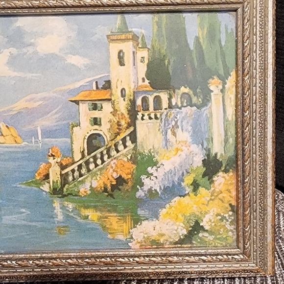 Vintage Jewelry Box with Picture Print - Picture 3 of 12